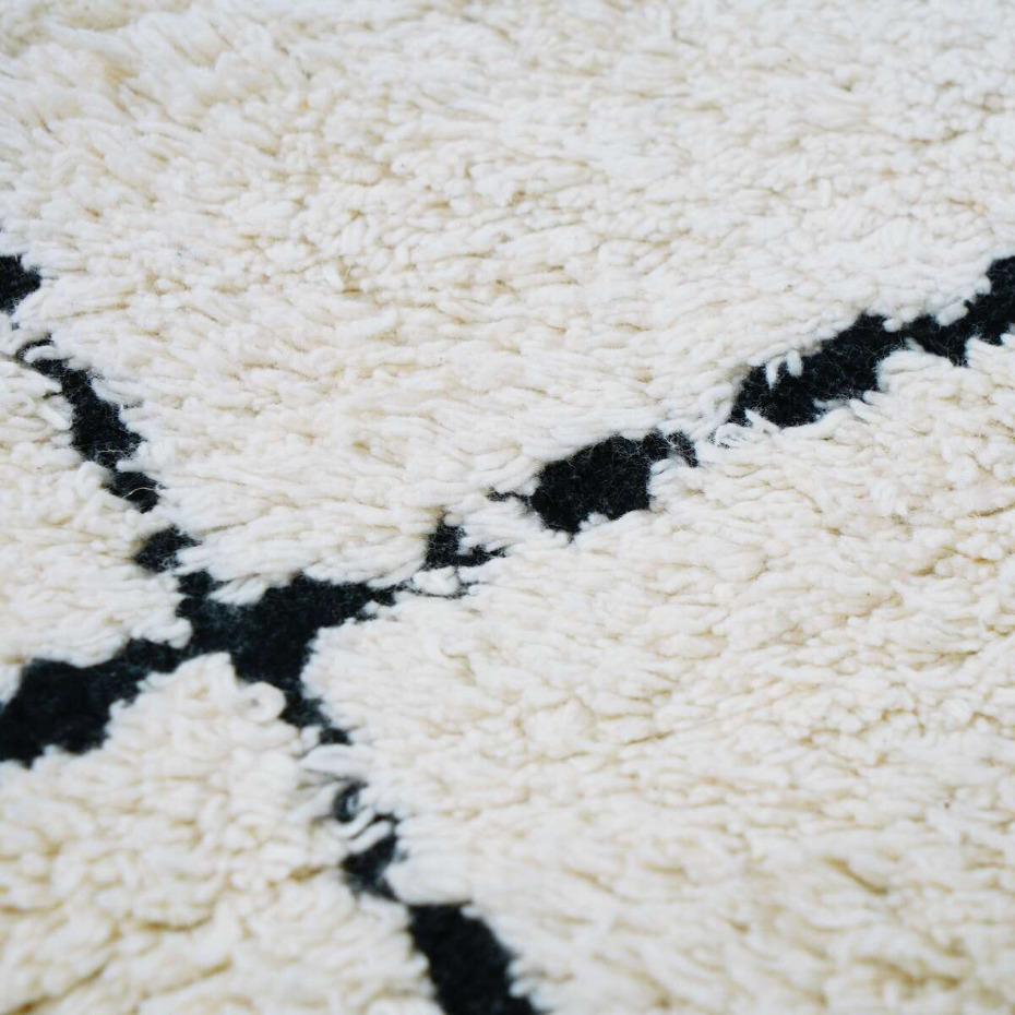 Tapis salon lavable berbère en coton  ATLAS - style bohème