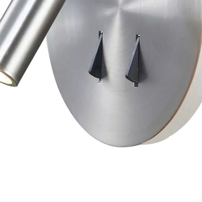 Applique Tête De Lit Cayman Led Nickel Satiné