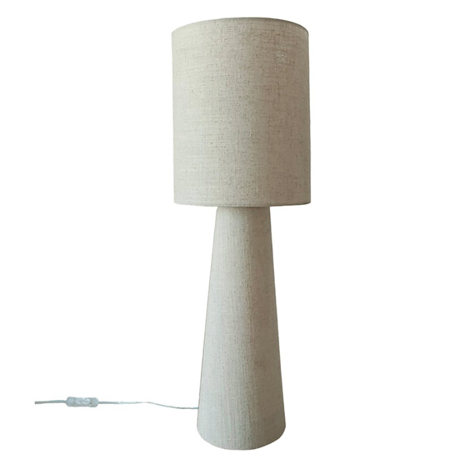 Lampadaire en lin épais