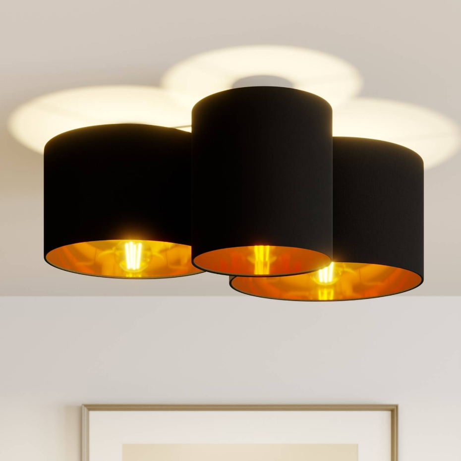 Plafonnier en textile moderne, Laurenz
