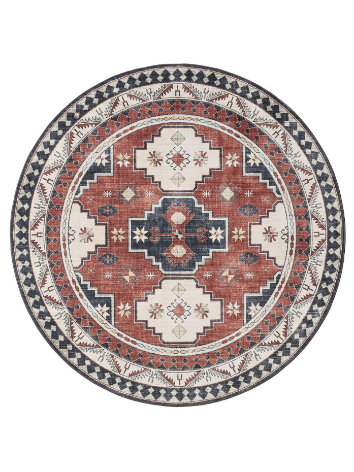 Tapis rond lavables GEORGE