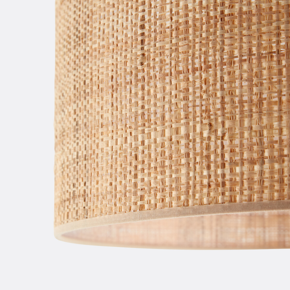Suspension/Abat-jour en raphia Ø50 cm, Dolkie