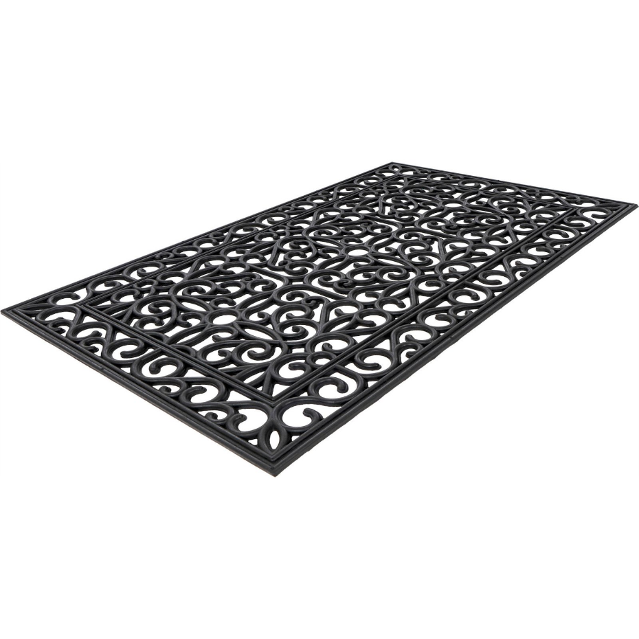 Tapis de porte en caoutchouc rectangulaire