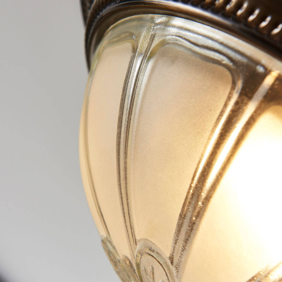 Plafonnier en verre antiqueLED, Henja