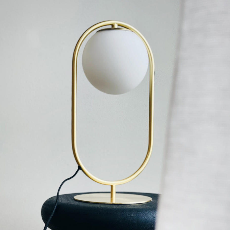 Lampe à poser en Métal brass Reims