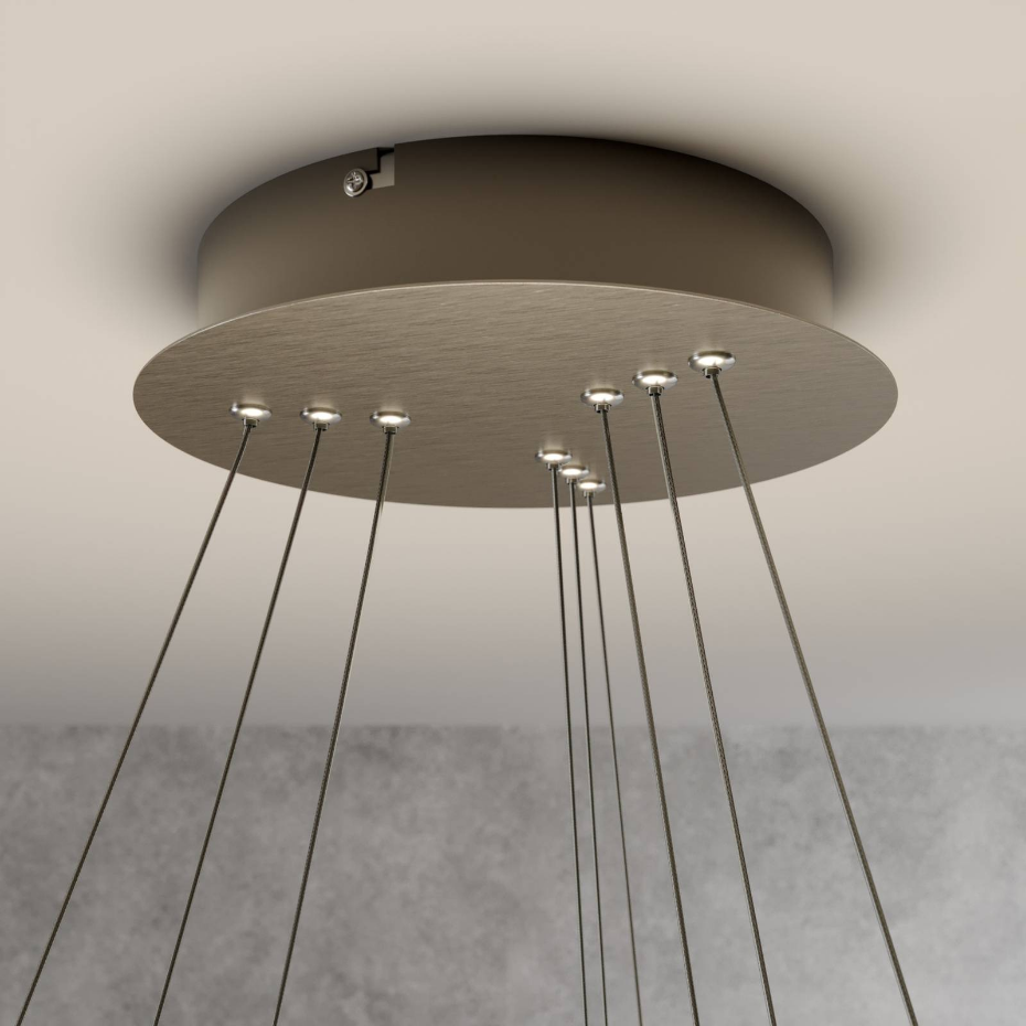 Suspension en métal moderneLED, Ezana