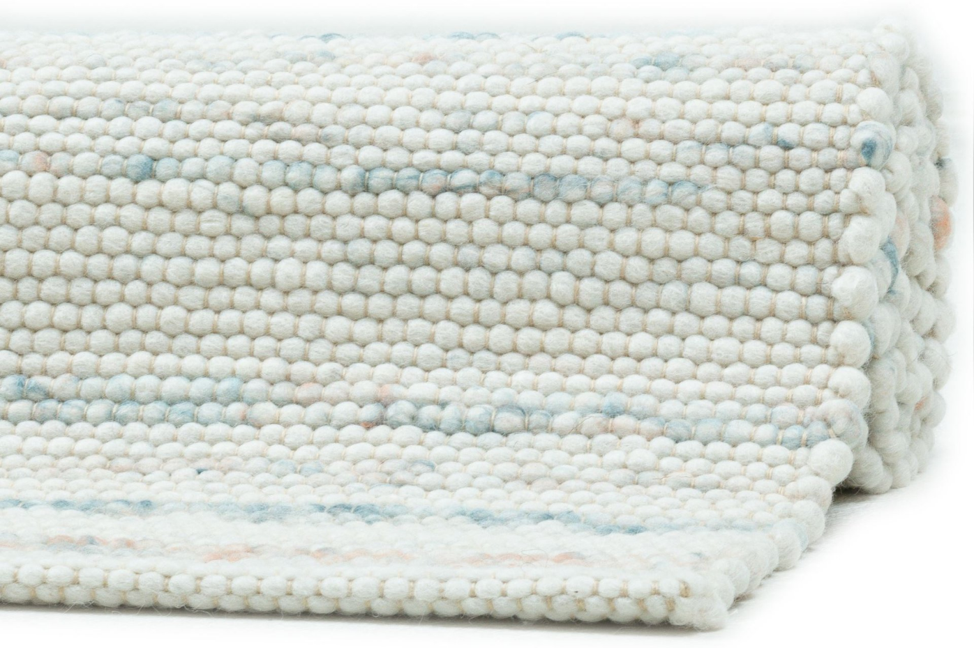 Tapis réversible en laine foulée tissé à la main aux couleurs vives - Hoernum