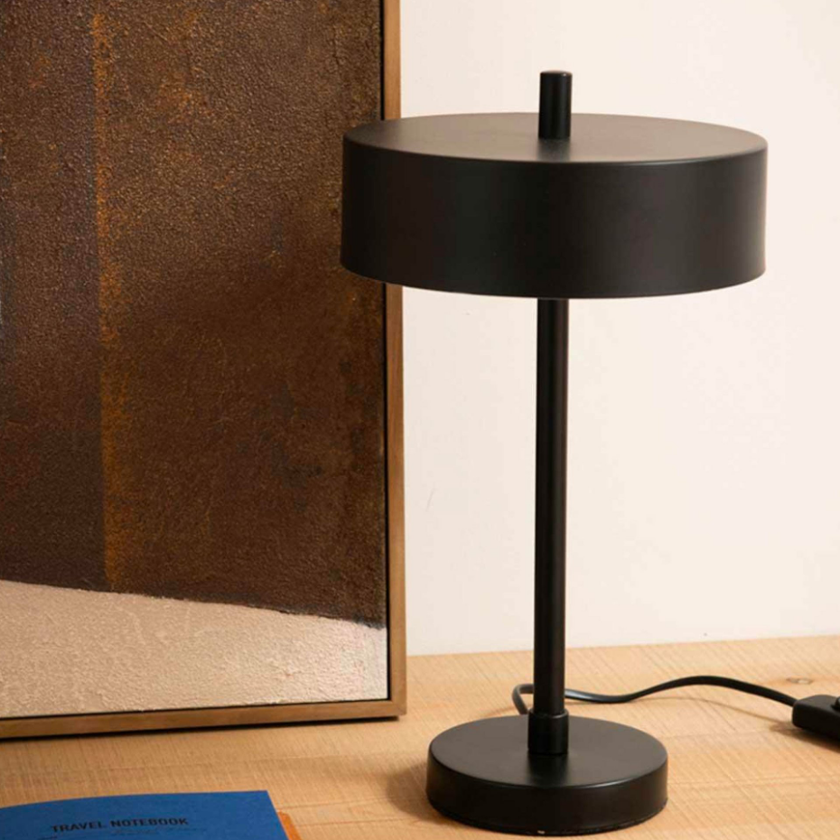 Lampe à poser vintage métal noir 20x20x35cm