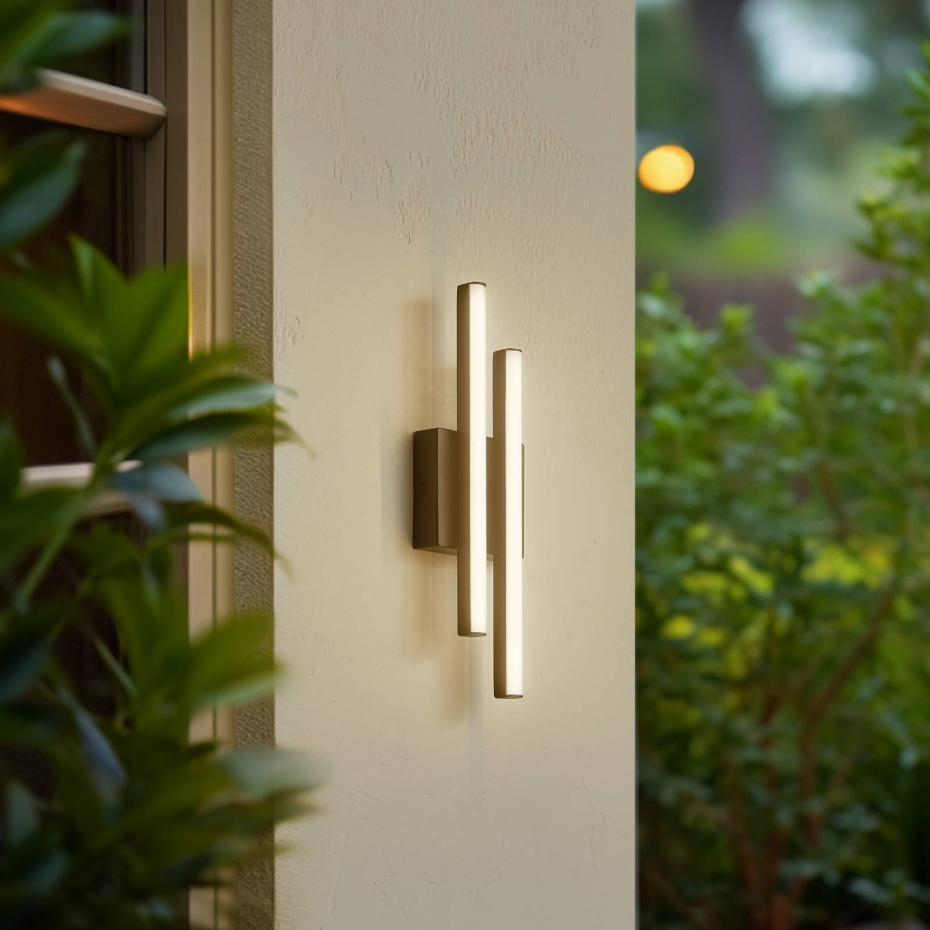 Applique extérieure en aluminium moderneLED