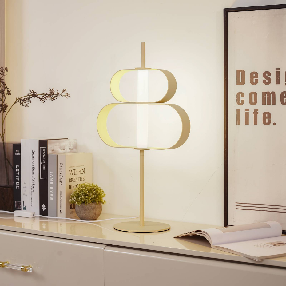 Lampe à poser en métal moderneLED, Audrina