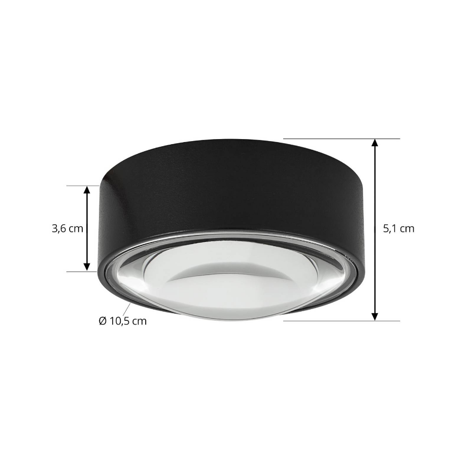 Plafonnier en aluminium moderneLED, Siaka