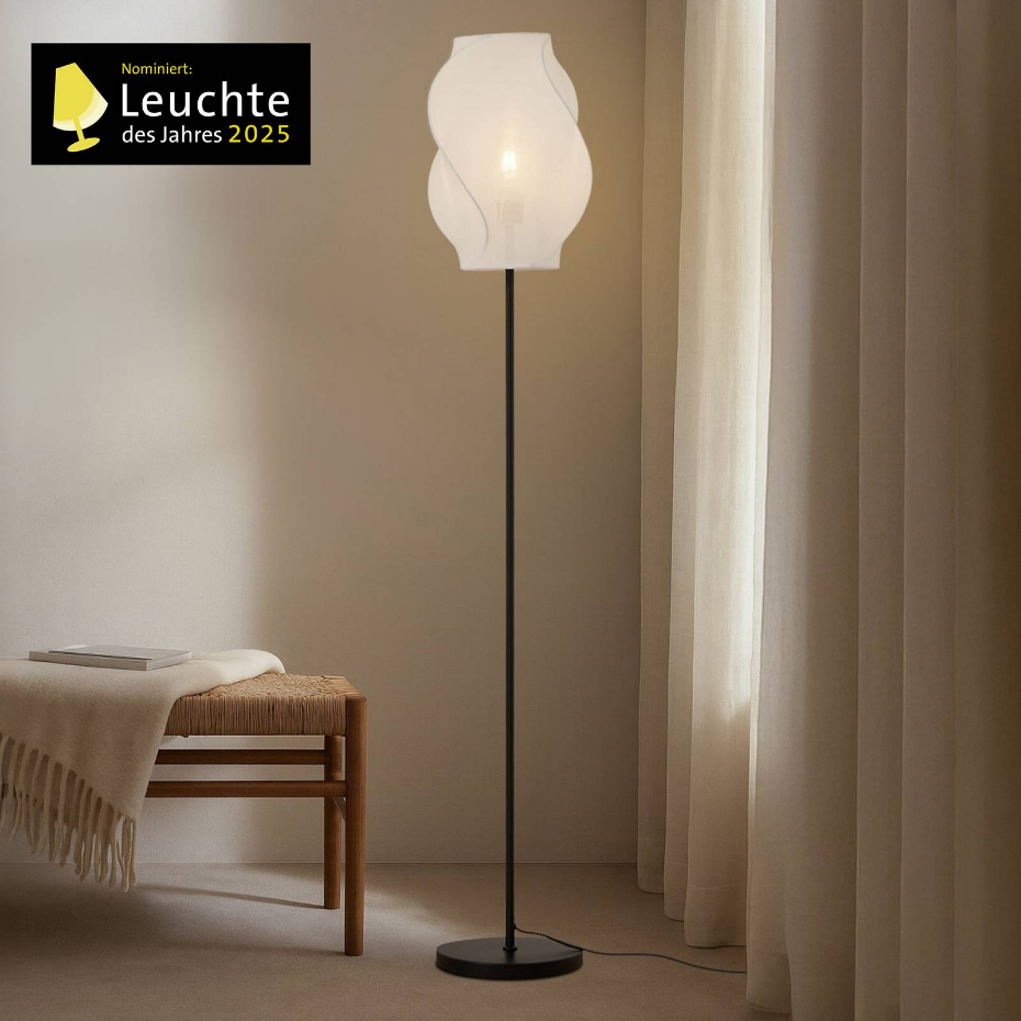 Lampadaire en textile scandinave, Tovina