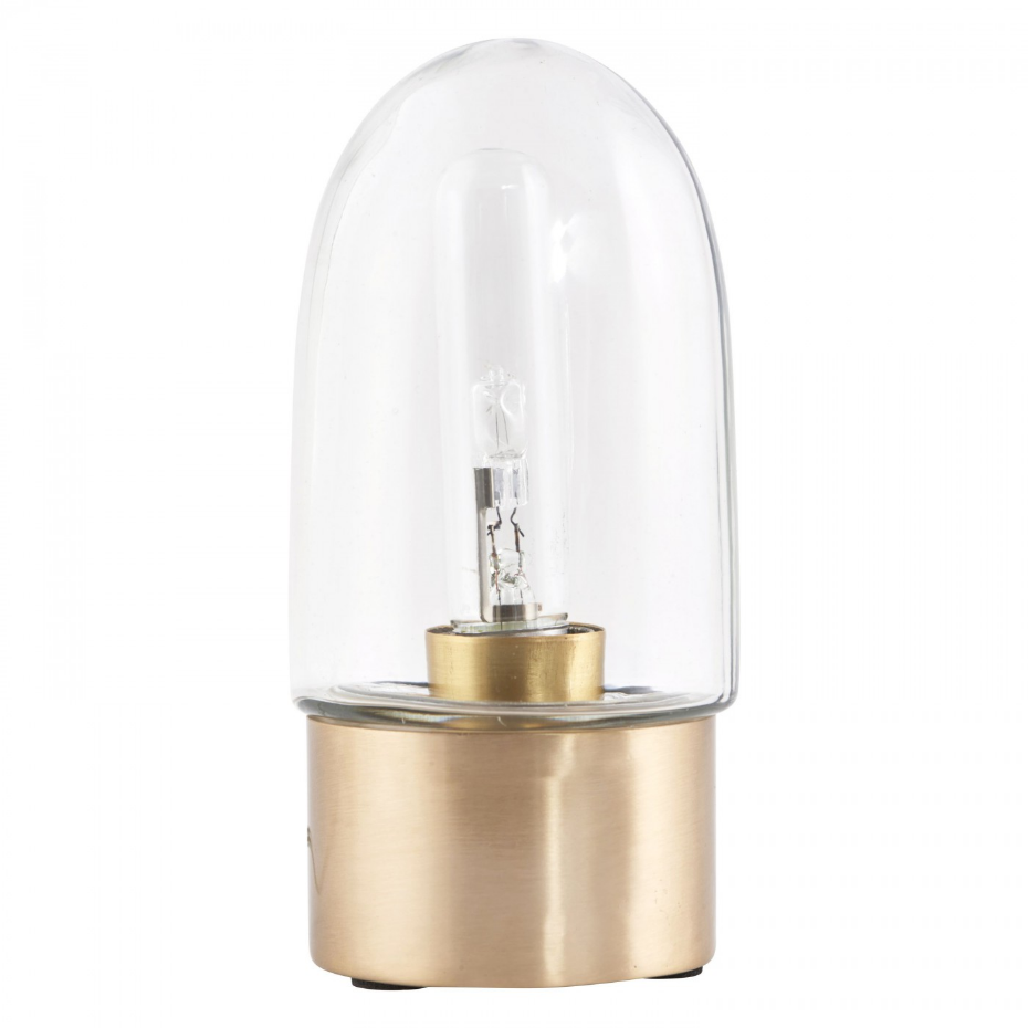 Lampe à poser laiton et verre Broad
