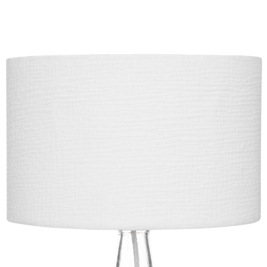 Lampe à poser verre coton design