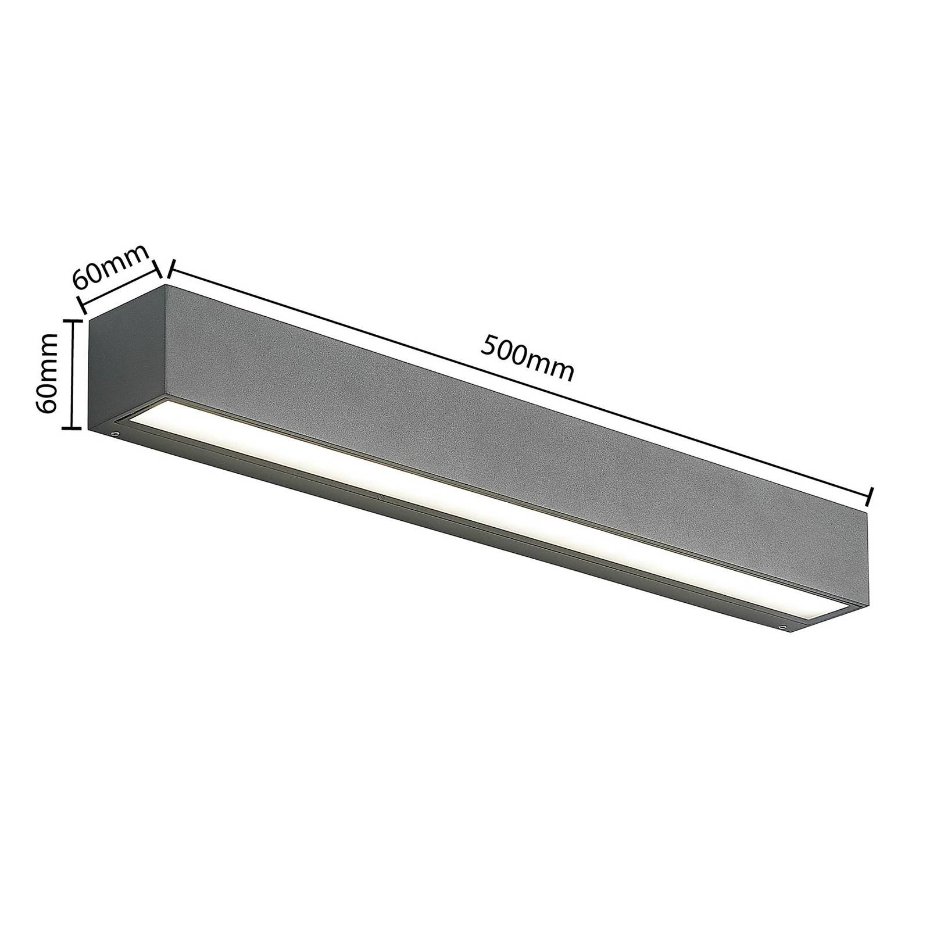 Applique extérieure en aluminium moderneLED