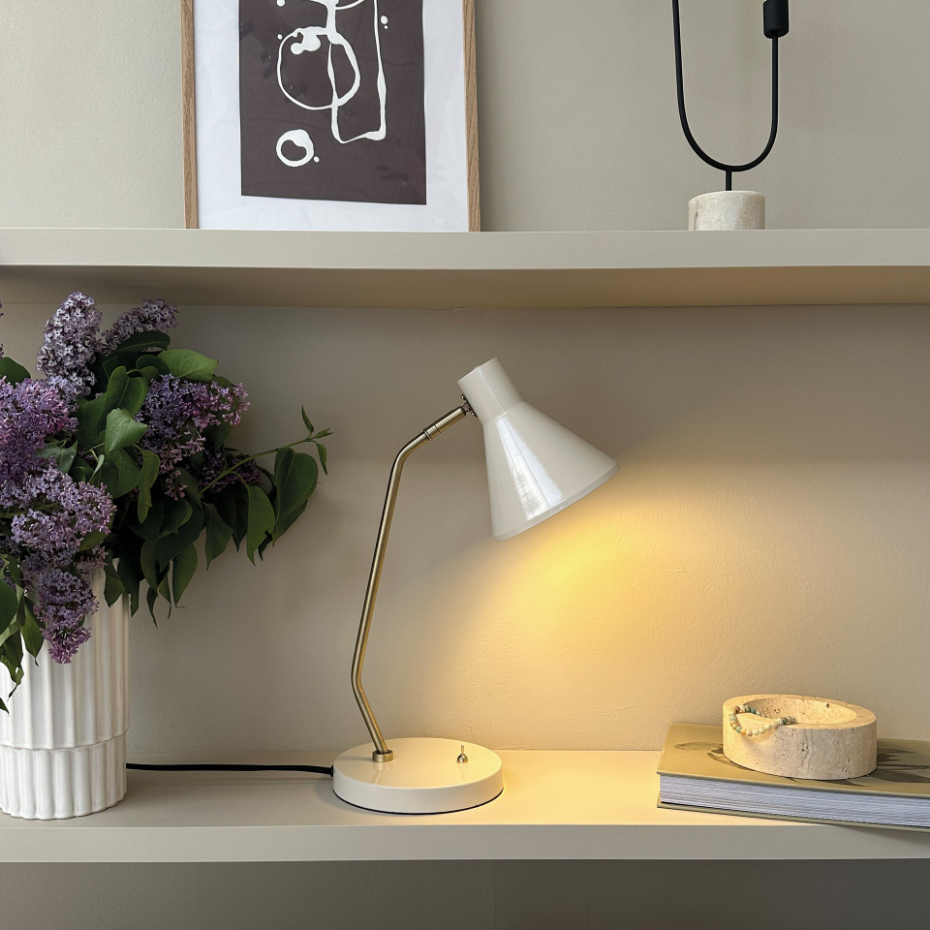 Lampe à poser en Métal, crème blanc SLEEP