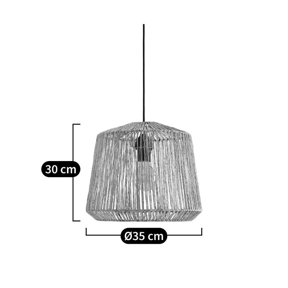 Suspension chanvre Ø35 cm, Yaku
