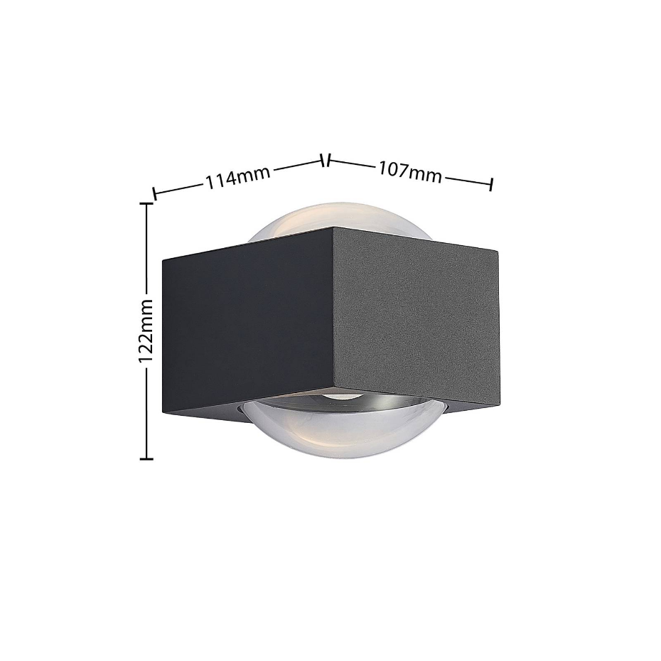 Applique extérieure en aluminium moderneLED