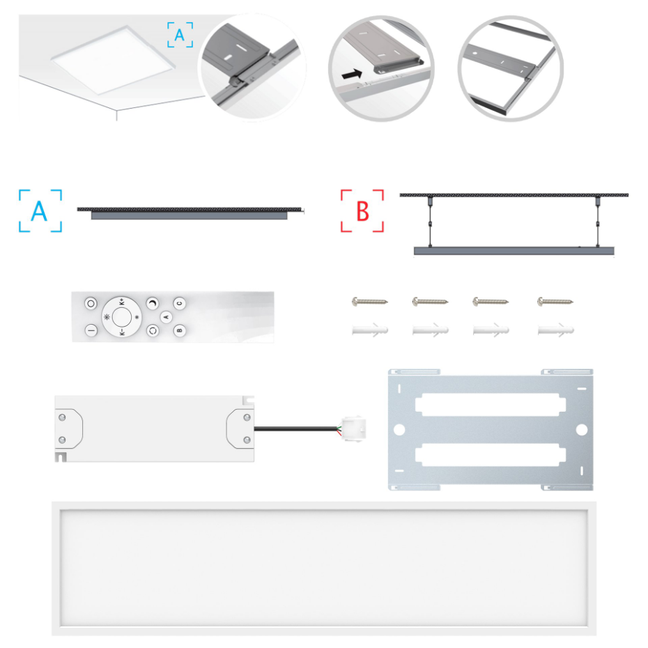 Panneau LED dimmable, GDANSK