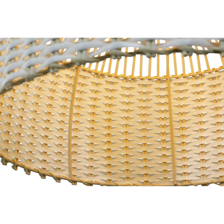 Suspension bicolore en rotin, SKIPP