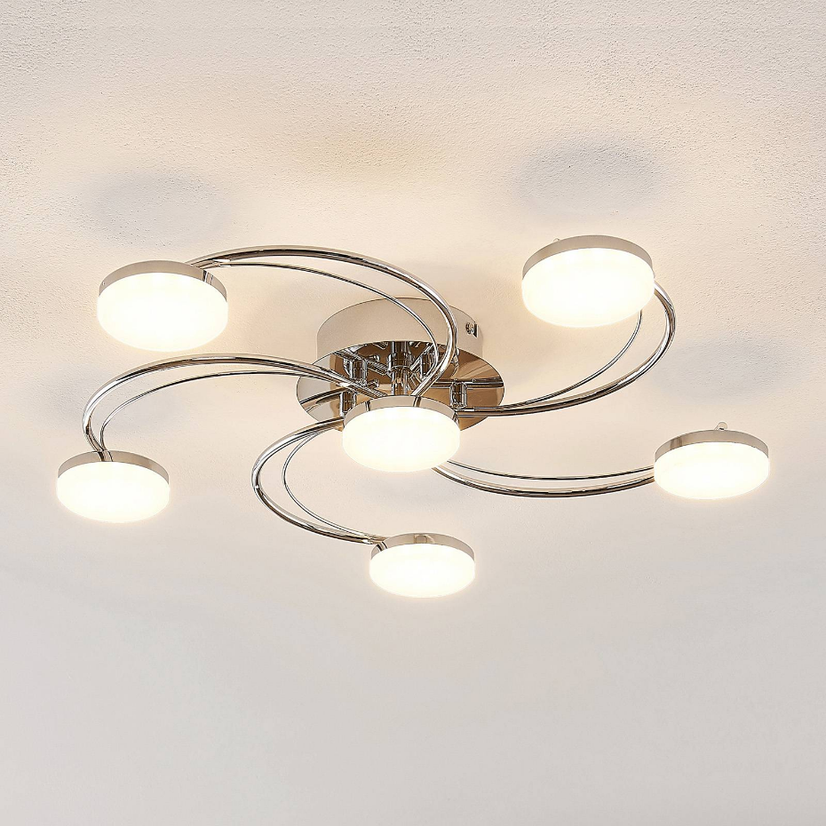 Plafonnier en métal moderneLED, Rouven