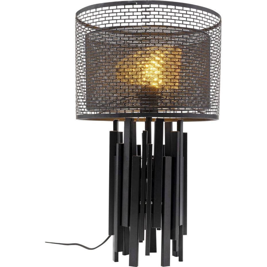 Lampe en acier et verre, COACHELLA