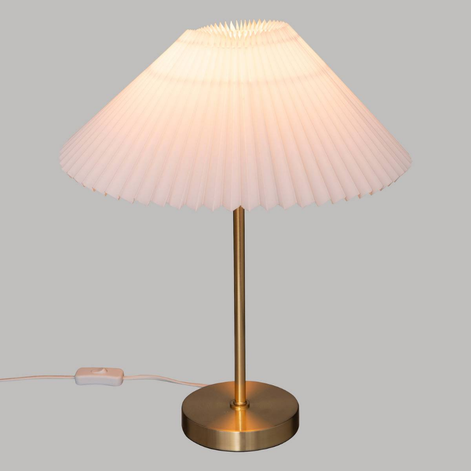 Lampe à poser métal tissu JILING