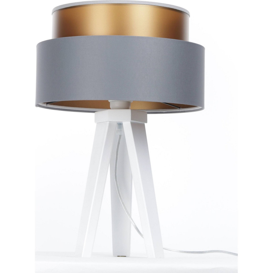 Lampe à poser ronde en PVC Duo ellegant