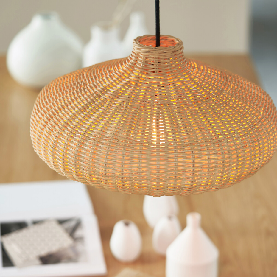 Suspension en rotin Ø40 cm, Isao