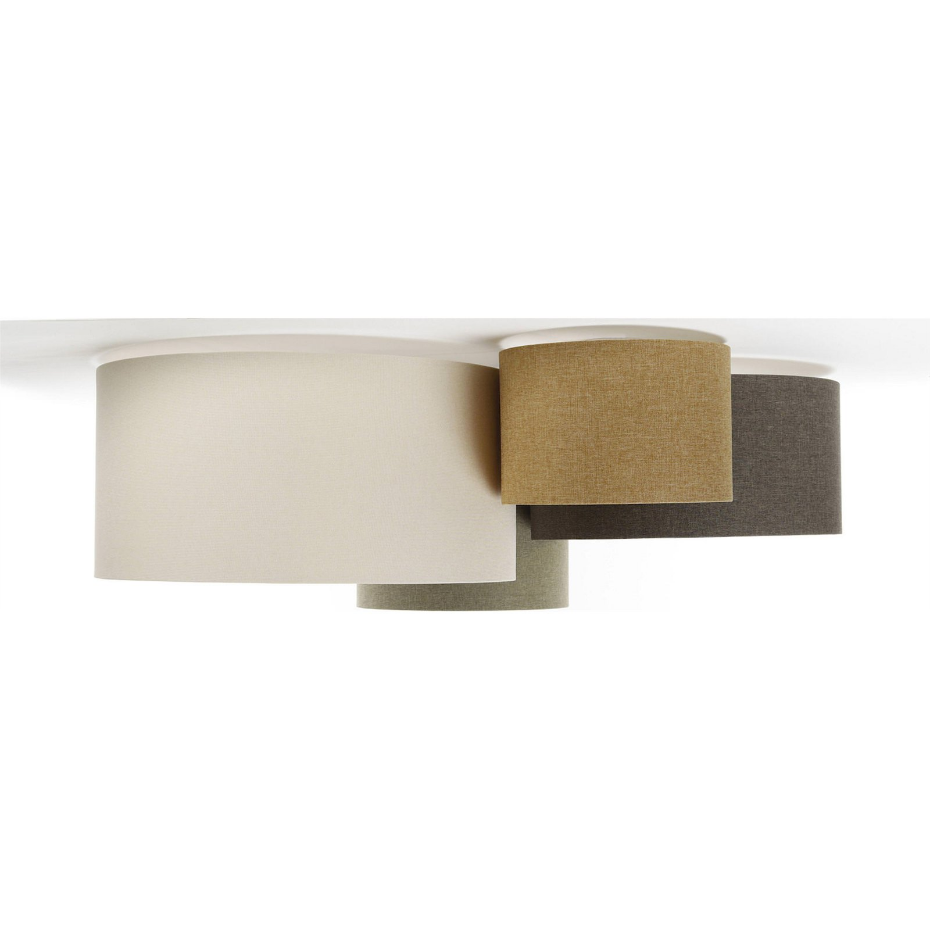 Plafonnier ovale en tissu Boho Elegant