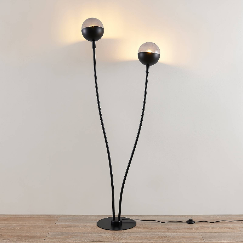 Lampadaire en verre design, Dustian