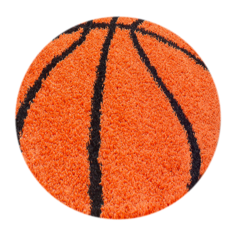 Tapis rond enfant motif ballon FUN