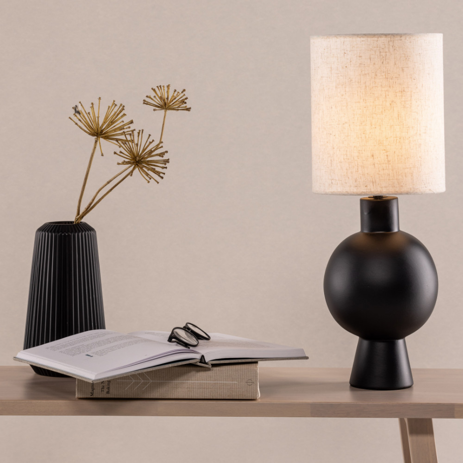 Lampe à poser en béton ø21cm- MYSTERNA