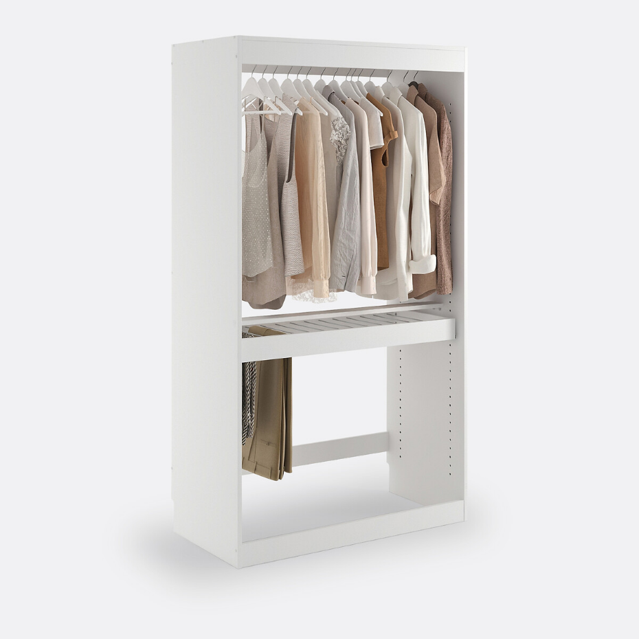 Module dressing, penderie + porte pantalons, Build