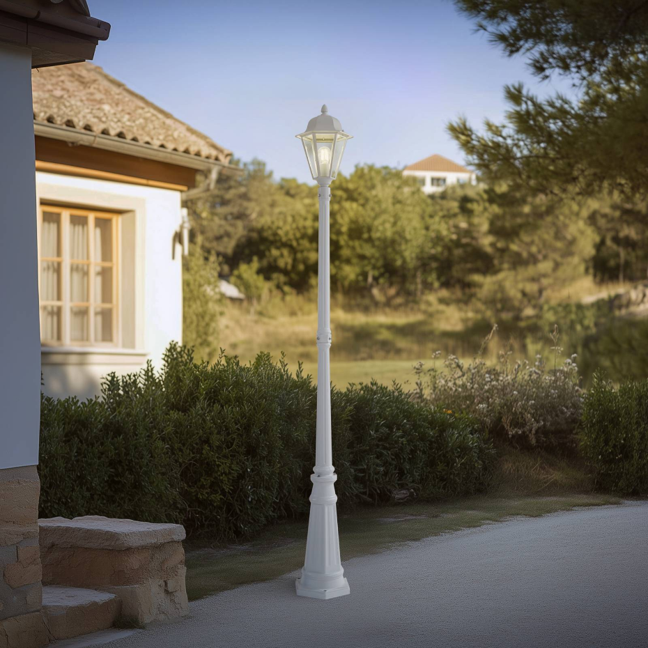 Lampadaire extérieur en aluminium moderne