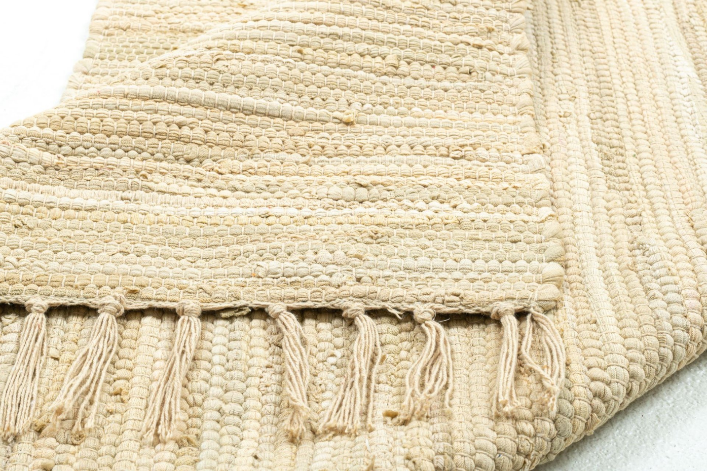 Tapis réversible coloré en coton tissé à la main - Happy Cotton