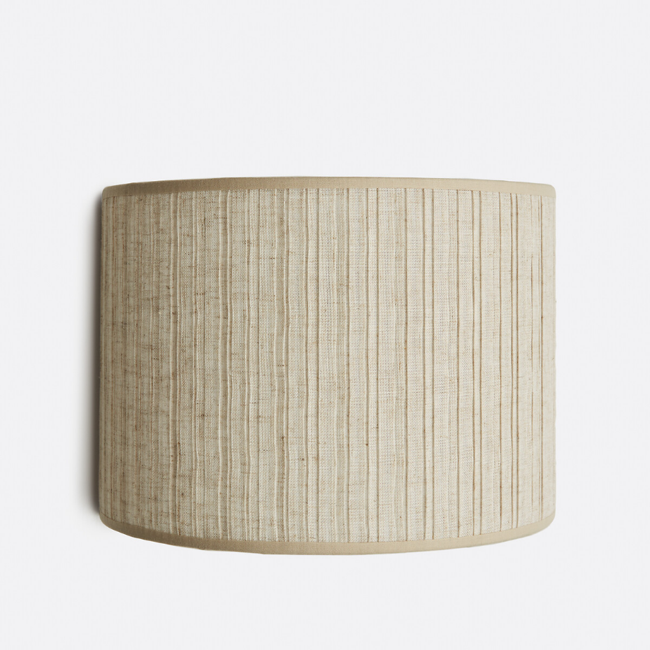 Applique en lin plissé H18 cm, Jakoma