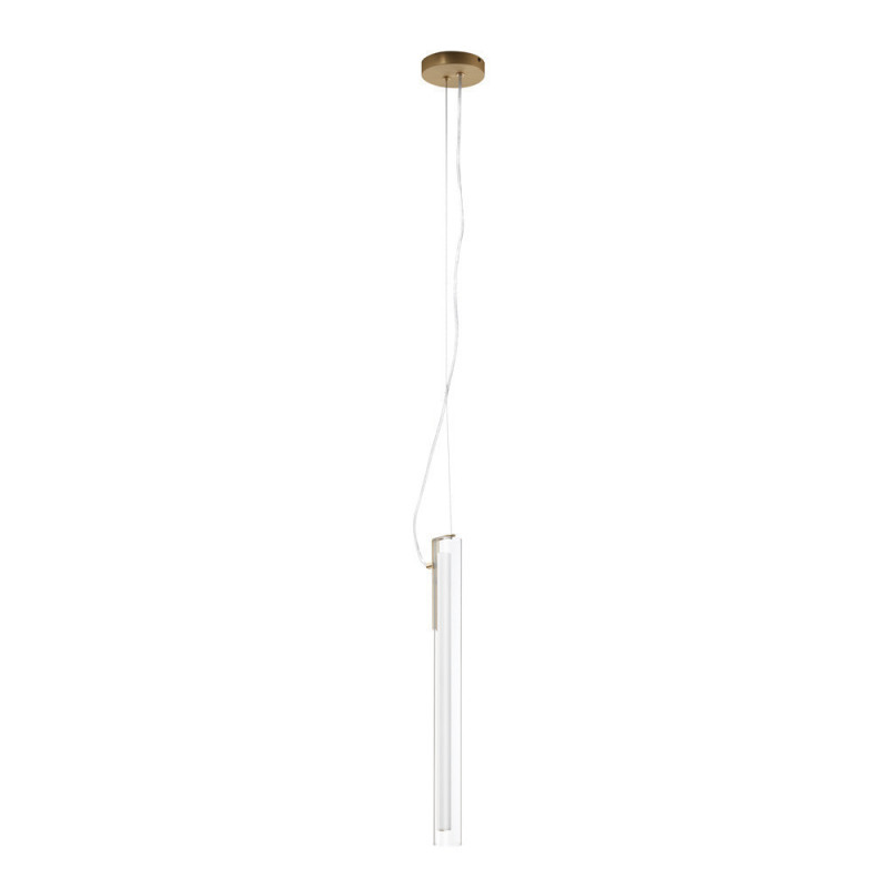 Suspension led verticale dimmable laiton Oslo