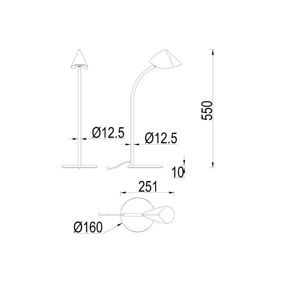Lampe design en métal, CAPUCCINA