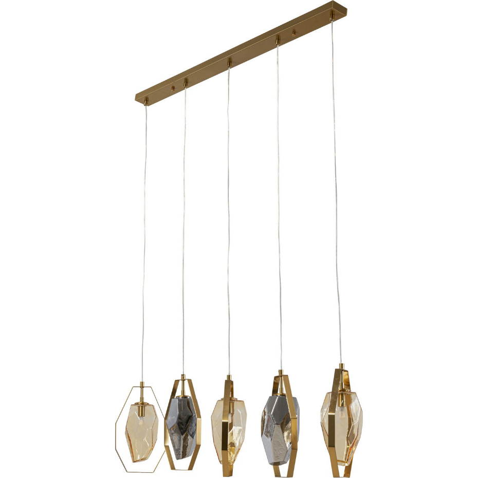Suspension en verre et acier, DIAMOND FEVER