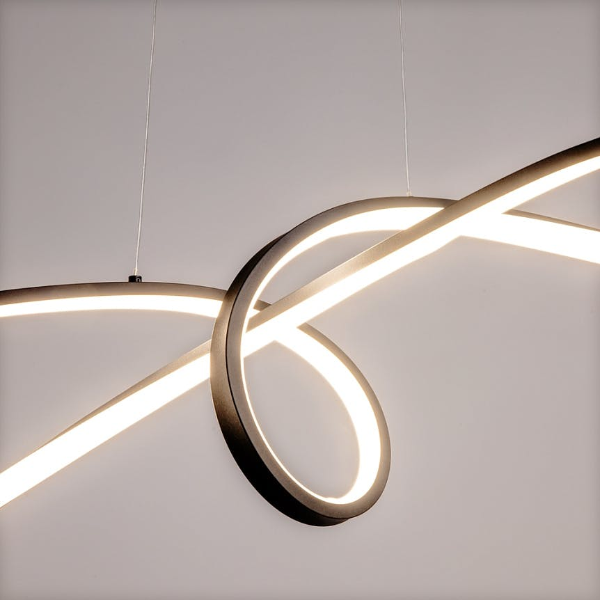 Suspension cercles à LED AVA