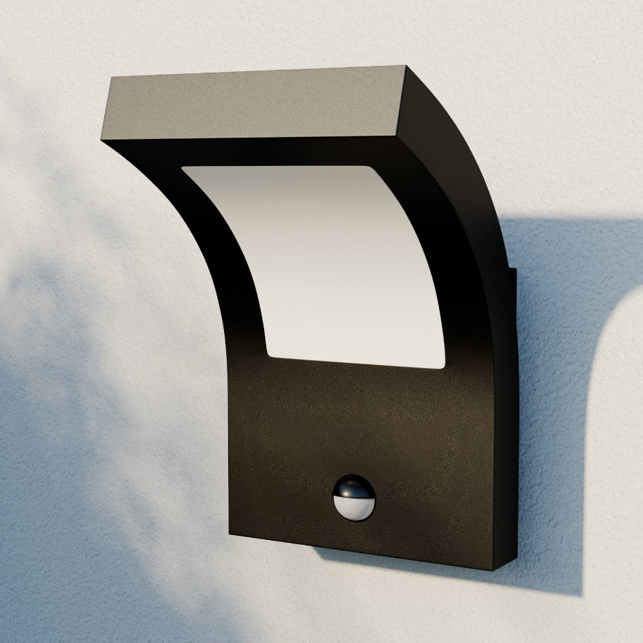 Applique extérieure en aluminium moderneLED