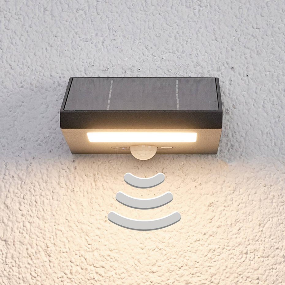 Lampe solaire extérieure en aluminium, Felin