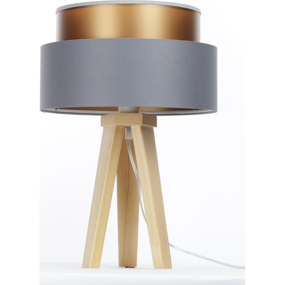 Lampe à poser ronde en PVC Duo ellegant