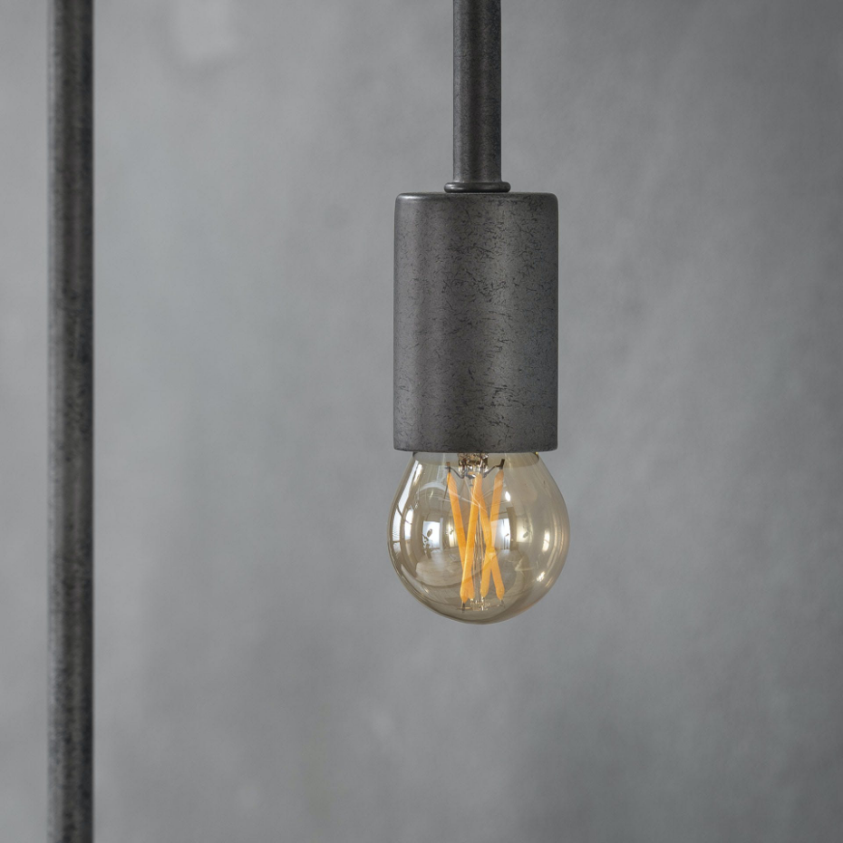 Ampoule globe 4,5 cm ambré LED filament lumière chaude (E27)