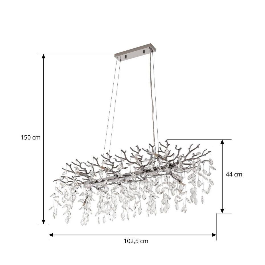 Suspension en cristal moderne, Bellora