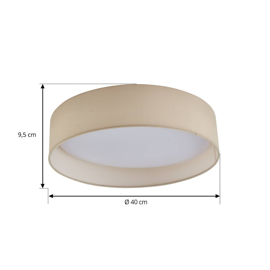 Plafonnier en textile moderneLED, Eilif
