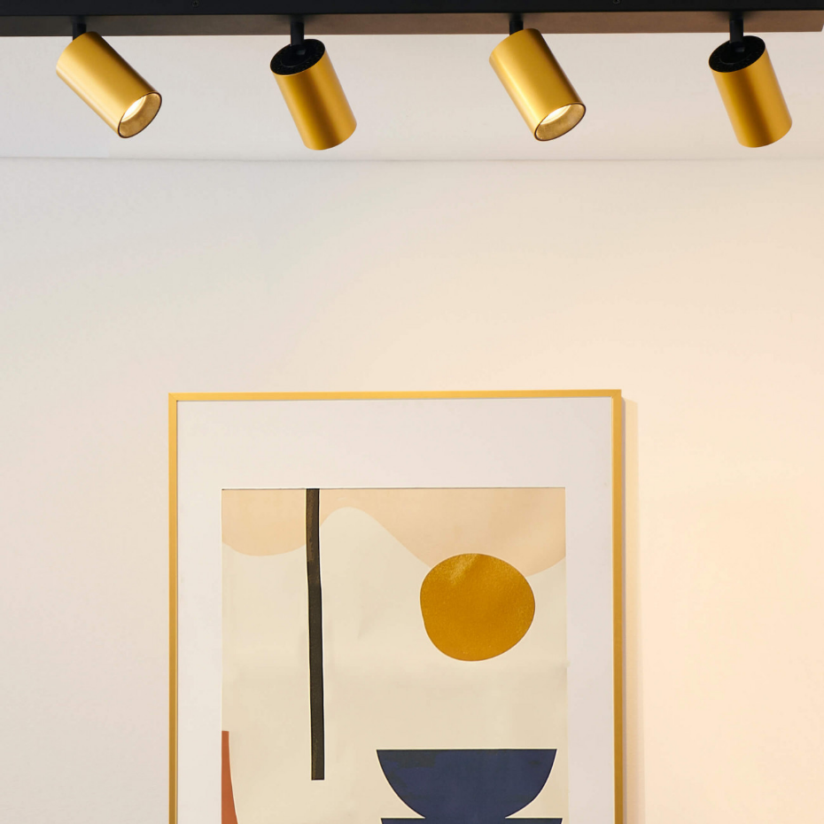 Plafonnier à 4 Spots Orientables - LEWIS