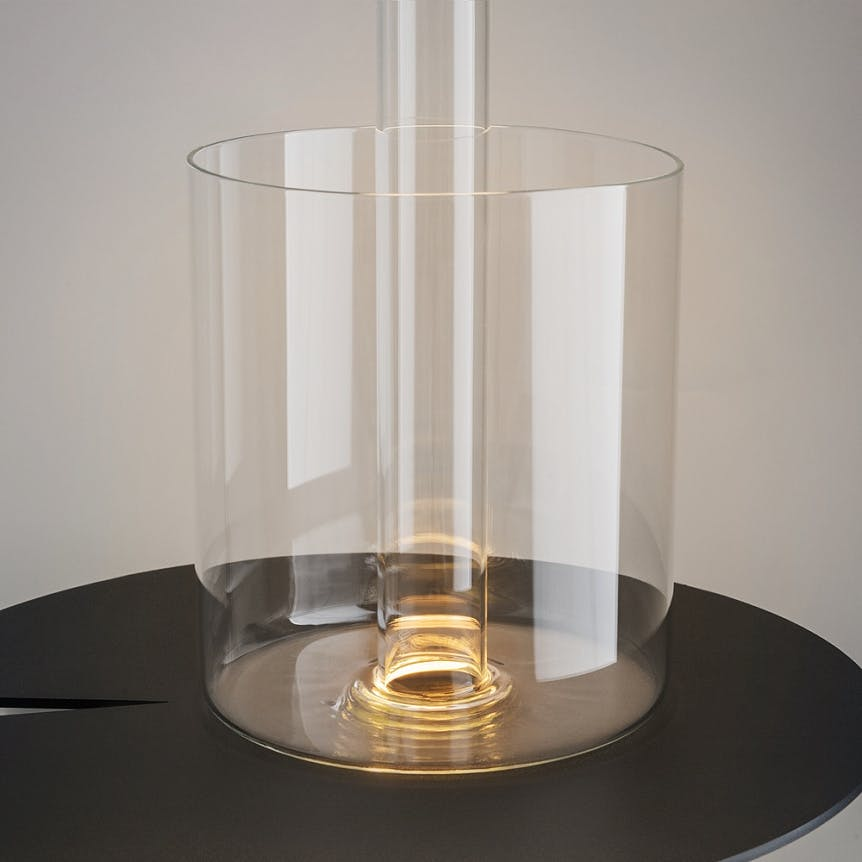 Lampe d'appoint sans fil avec vase ALMA