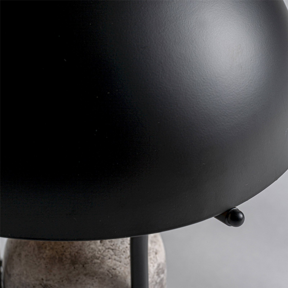 Lampe de salon en marbre  finition fumée